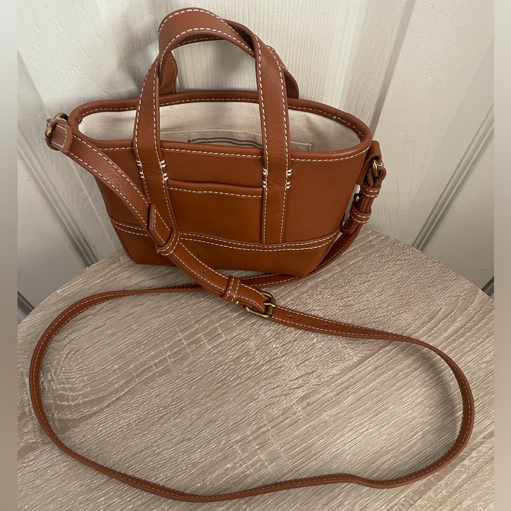 J.Crew Mini Montauk tote in leather - Picture 12 of 13